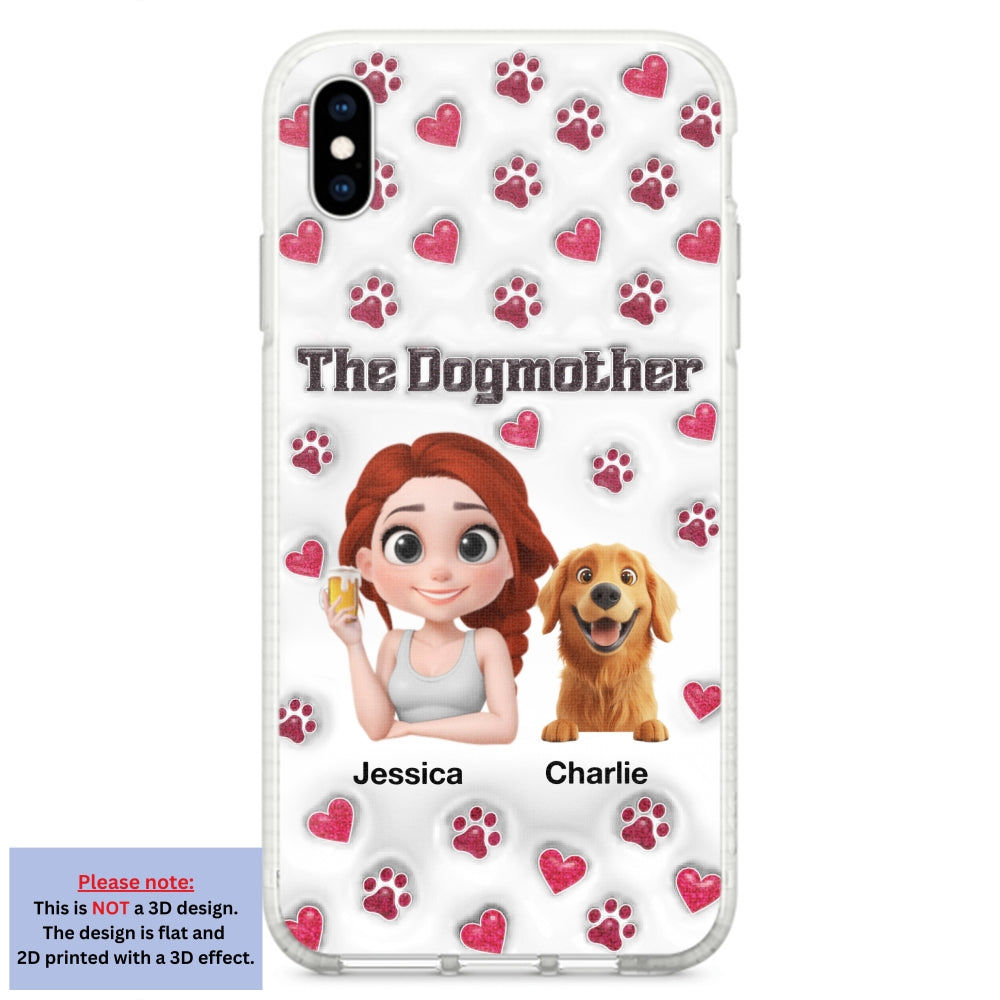 Slay Cartoon Dog Mother - Exclusive Personalized Custom 3D Inflated Effect Phone Case for Stylish Protection