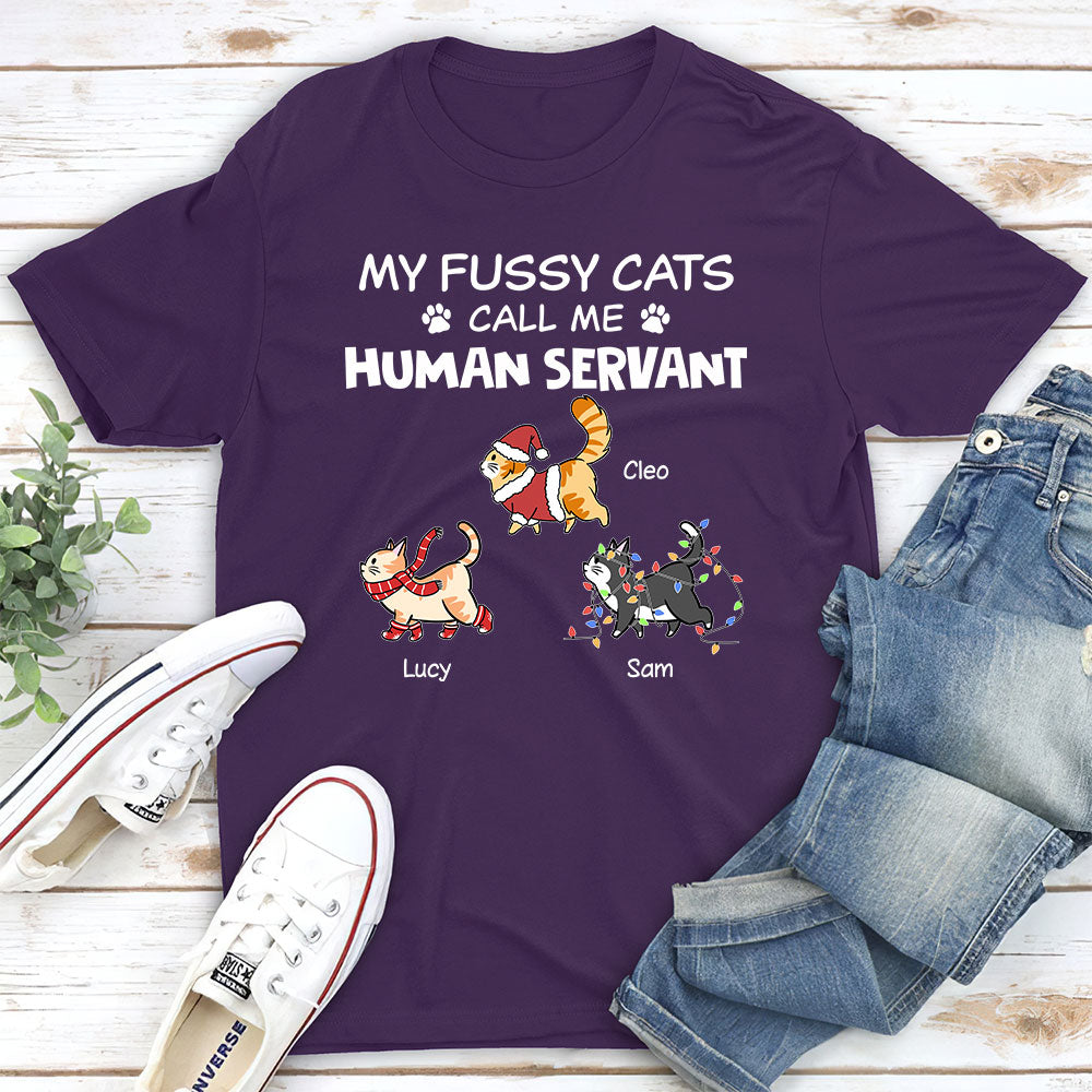My Fussy Cat - Personalized Custom Unisex 5.3 oz T-shirt for Pet Lovers