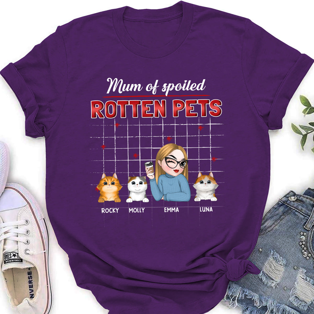 Best Pet Dad Mom - Personalized Custom Women's T-shirt: A Perfect Gift for Pet Lovers