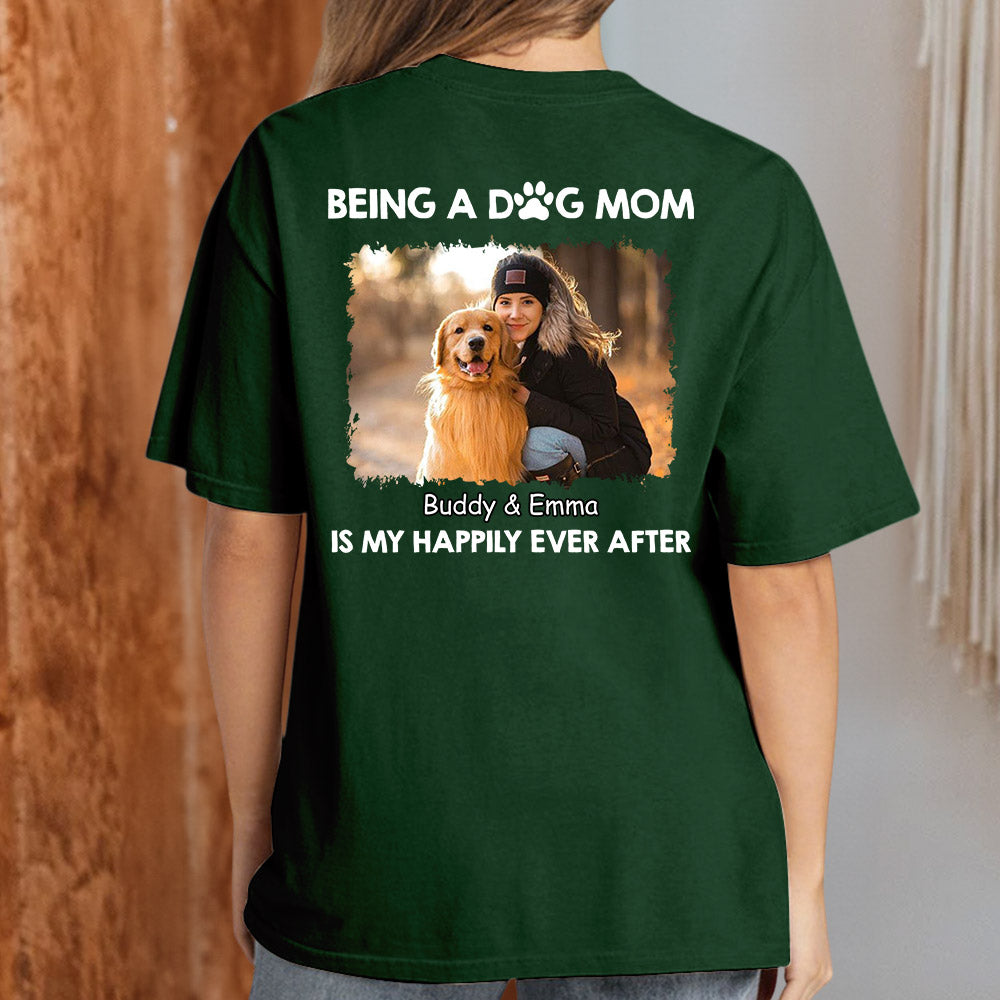Happy Together Photo - Personalized Custom Unisex 5.3 oz T-shirt for Pet Lovers