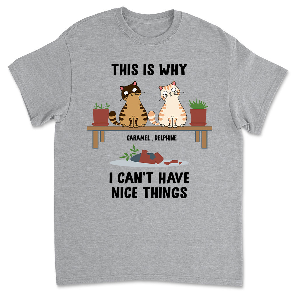 Cat Lovers' Personalized Custom Unisex 5.3 oz T-shirt