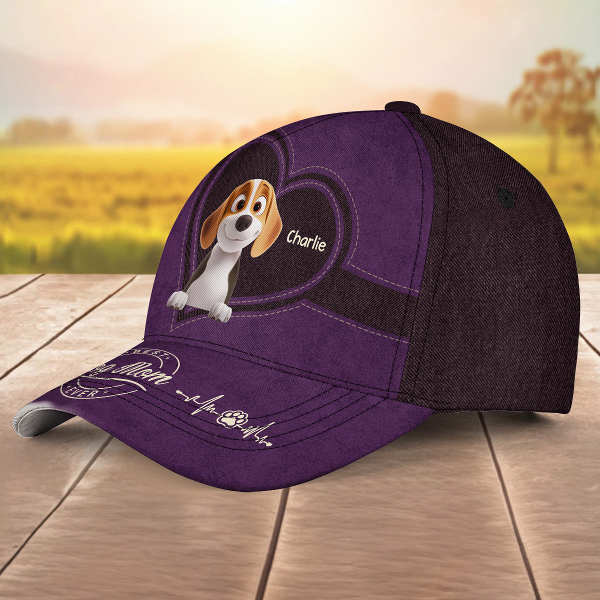 Best Dog Mom - Personalized Custom Comfortable Classic Cap for Maximum Sun Protection
