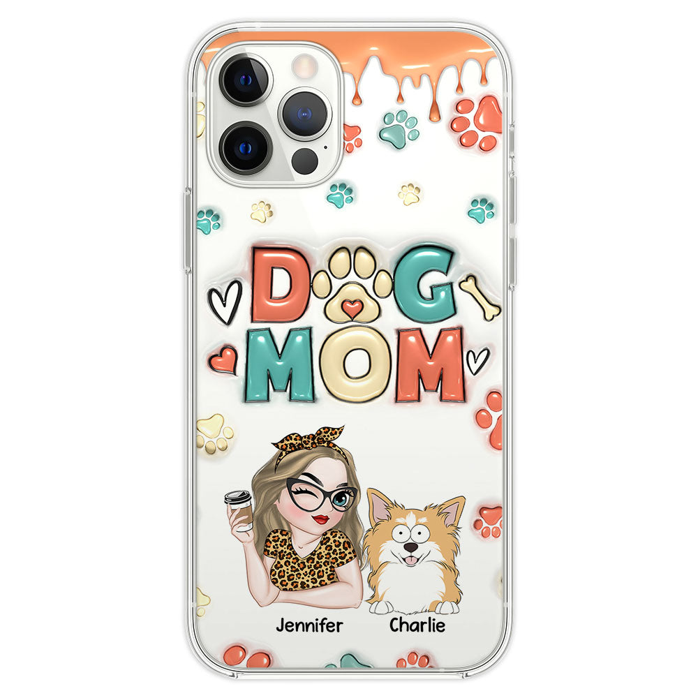 My Lovely Dog Ver 3 - Exclusive Personalized Custom 3D Inflated Effect TPU Phone Case for Smartphones