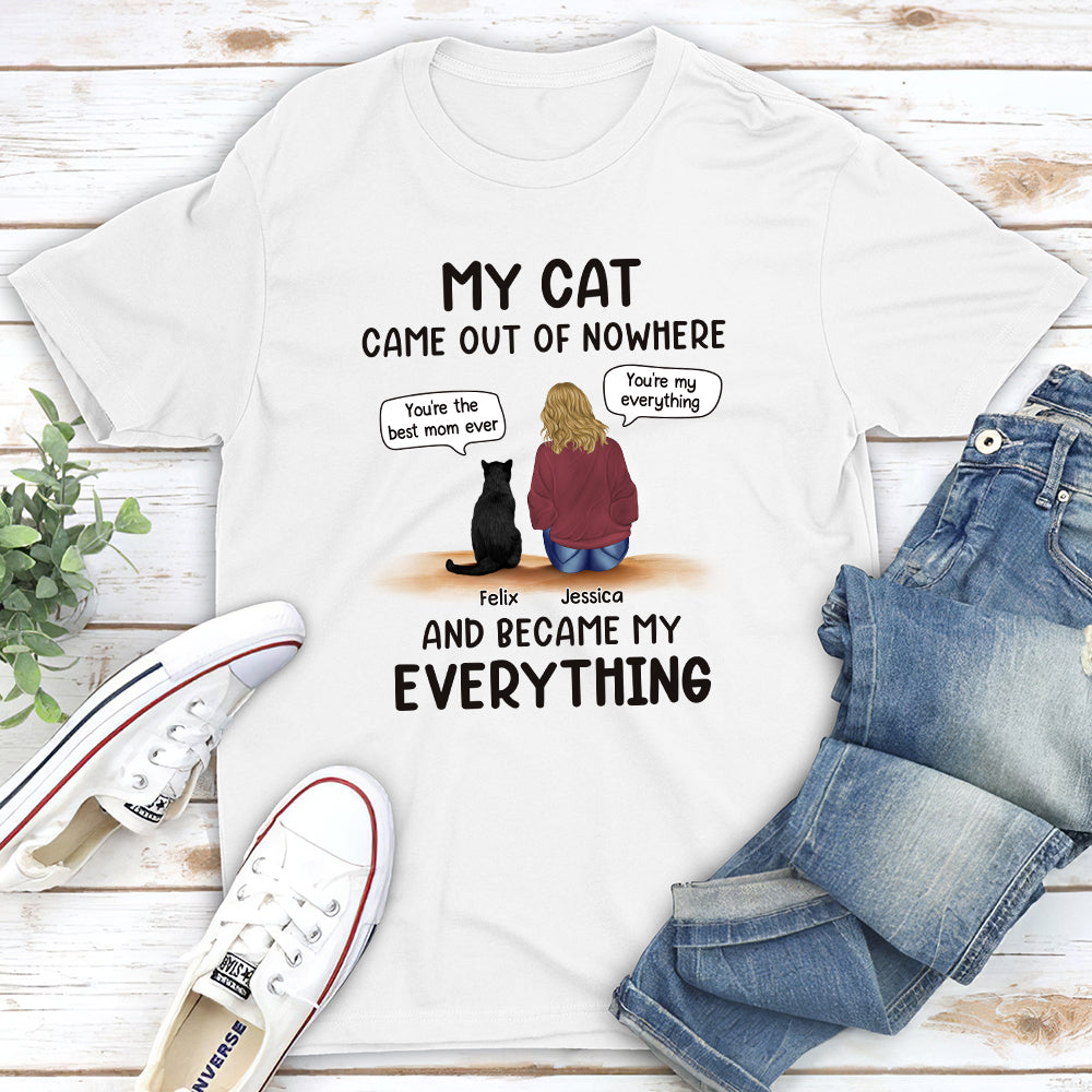 Cats Are My Everything - Customizable Unisex 5.3 oz Personalized T-shirt for Cat Lovers
