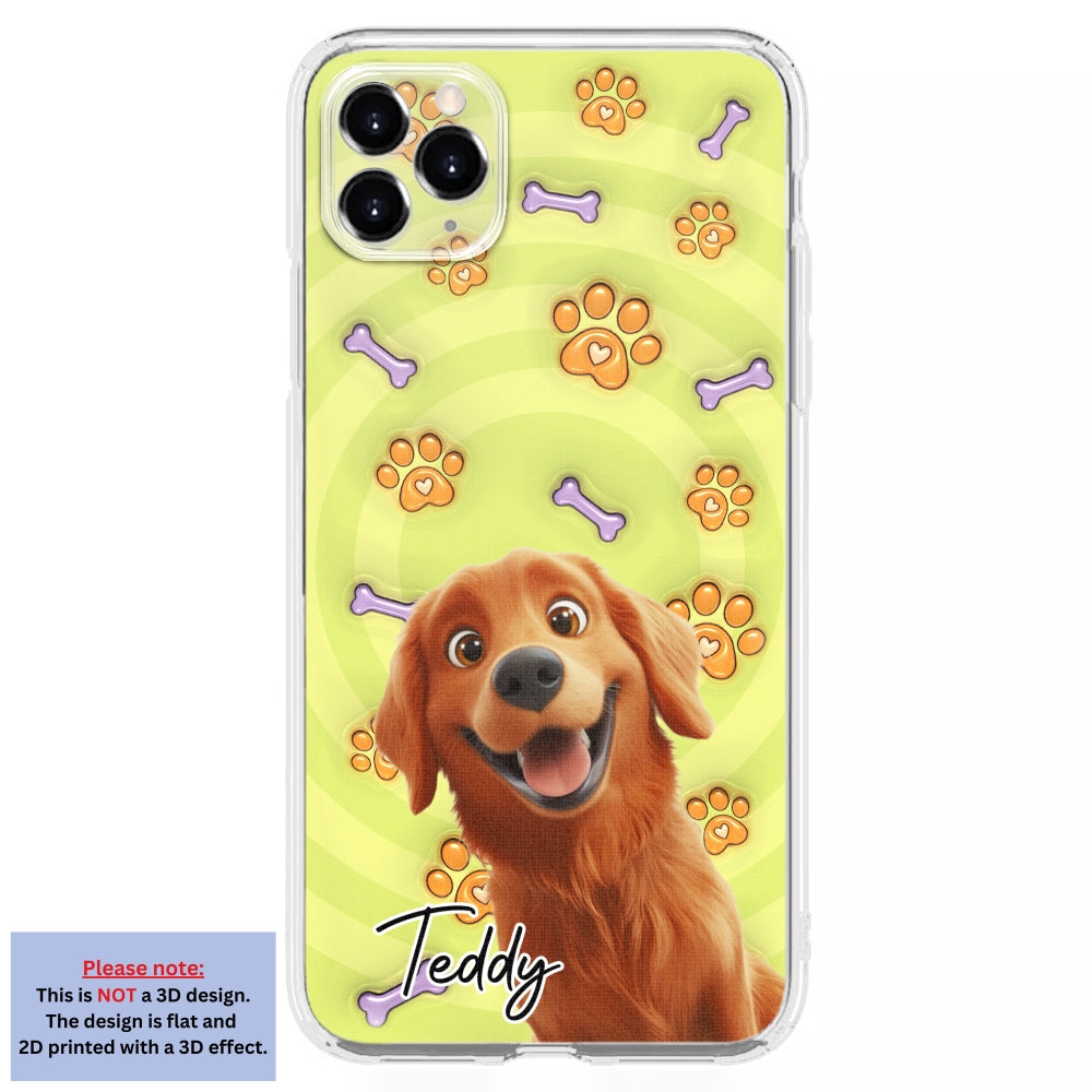 Exclusive Personalized Custom 3D Inflated Effect Phone Case - This Human Belongs To Us Cartoon Design