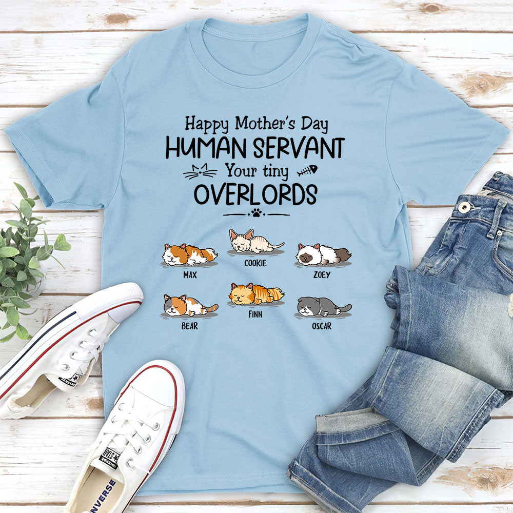 Your Tiny Overlords - Personalized Custom Unisex 5.3 oz T-shirt for Pet Lovers