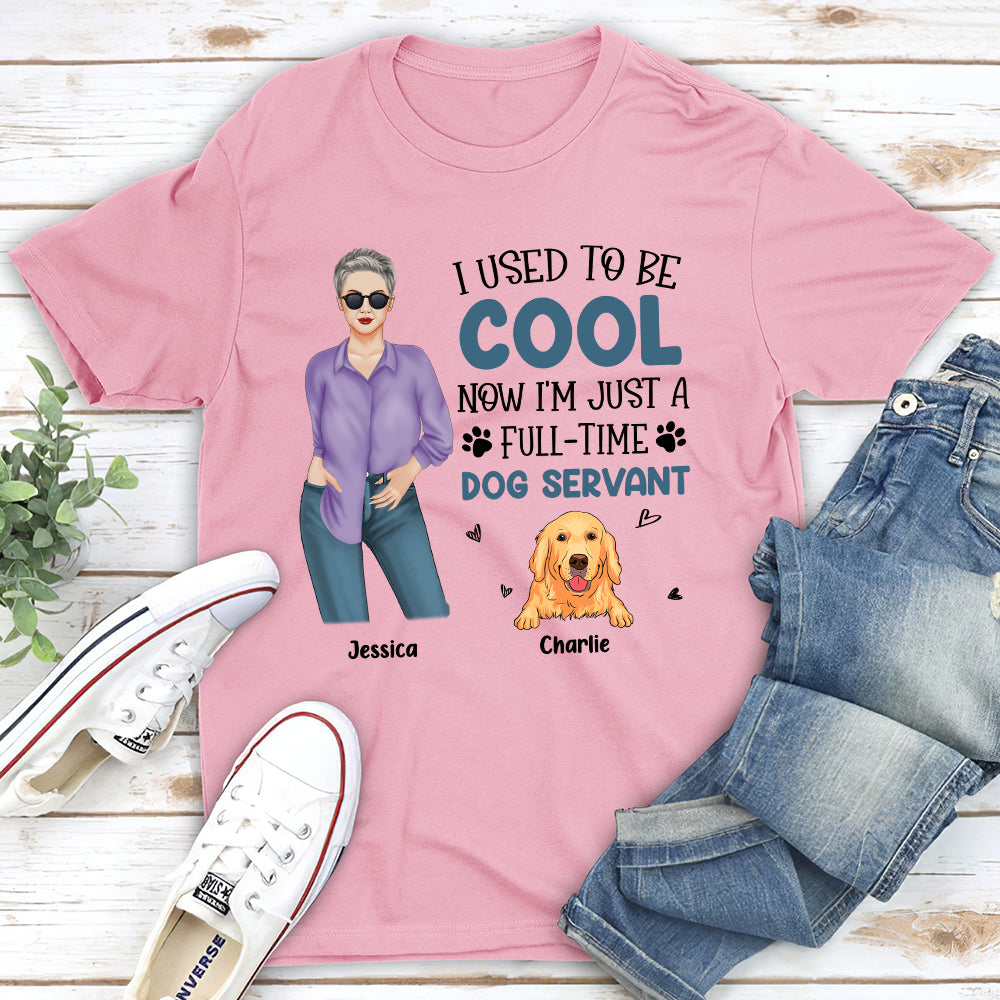 Dog Servant 2 - Personalized Custom Unisex 5.3 oz T-shirt for Pet Lovers