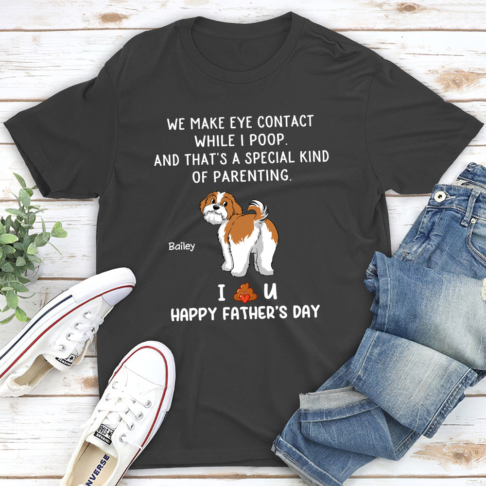 Kind Of Parenting - Personalized Custom Unisex 5.3 oz T-shirt for Pet Lovers