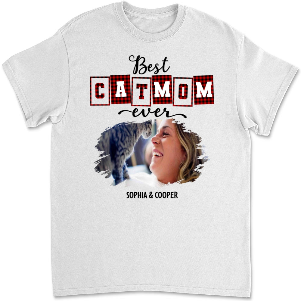 Best Fur Mom Of The Year Personalized Custom Unisex 5.3 oz T-shirt with Copyrighted Artwork