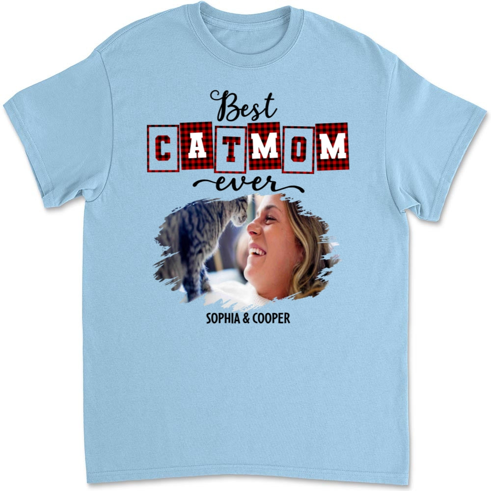 Best Fur Mom Of The Year Personalized Custom Unisex 5.3 oz T-shirt with Copyrighted Artwork