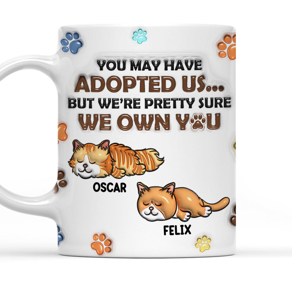 Personalized Custom 3D Inflated Effect Ceramic Mug - 11oz for All Your Favorite Beverages