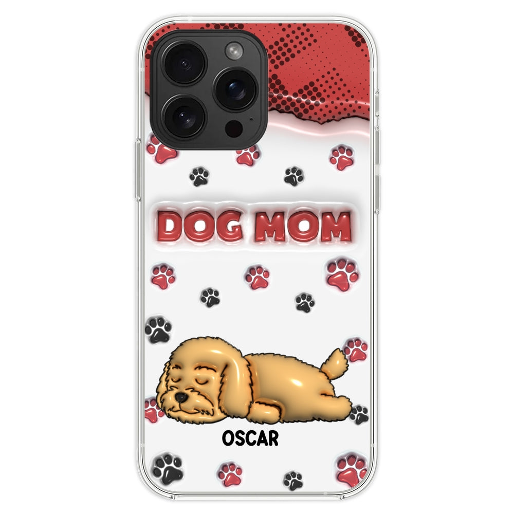 Dog Mom Version 2 - Exquisite Personalized Custom 3D Inflated Effect Phone Case for Fashion - Forward Dog Lovers