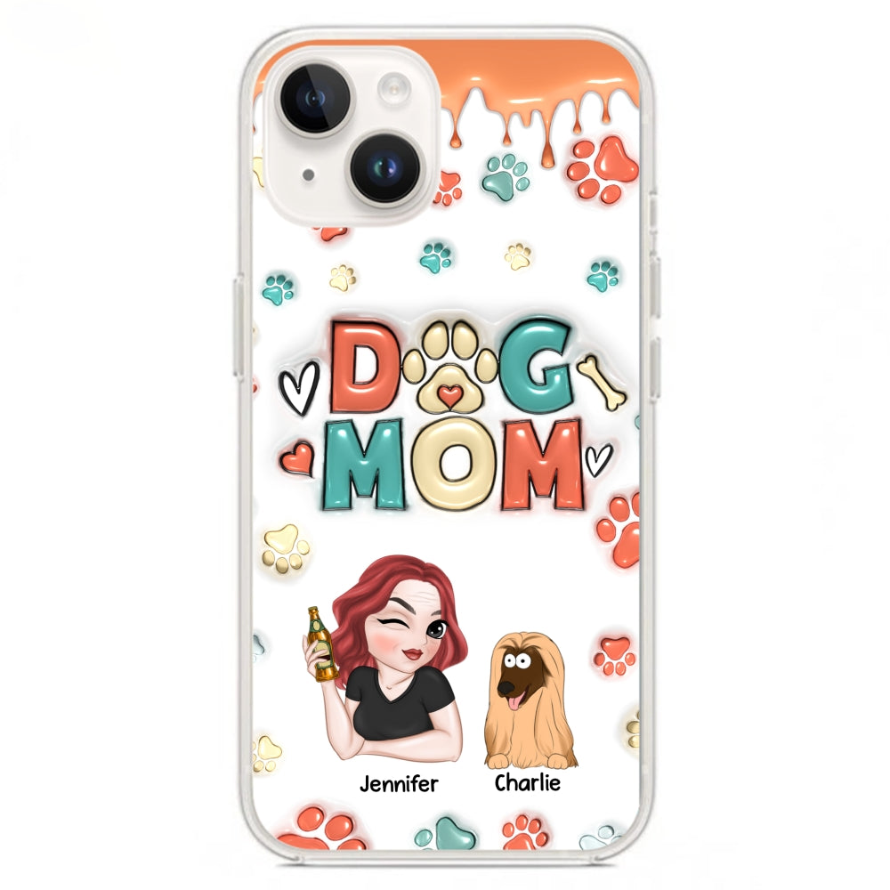My Lovely Dog Ver 3 - Exclusive Personalized Custom 3D Inflated Effect TPU Phone Case for Smartphones