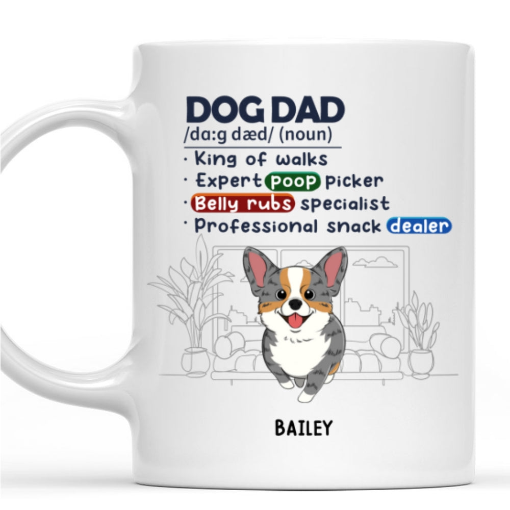 Dog King Queen Of Walks - Premium Personalized Custom Ceramic Coffee Mug for All Beverages