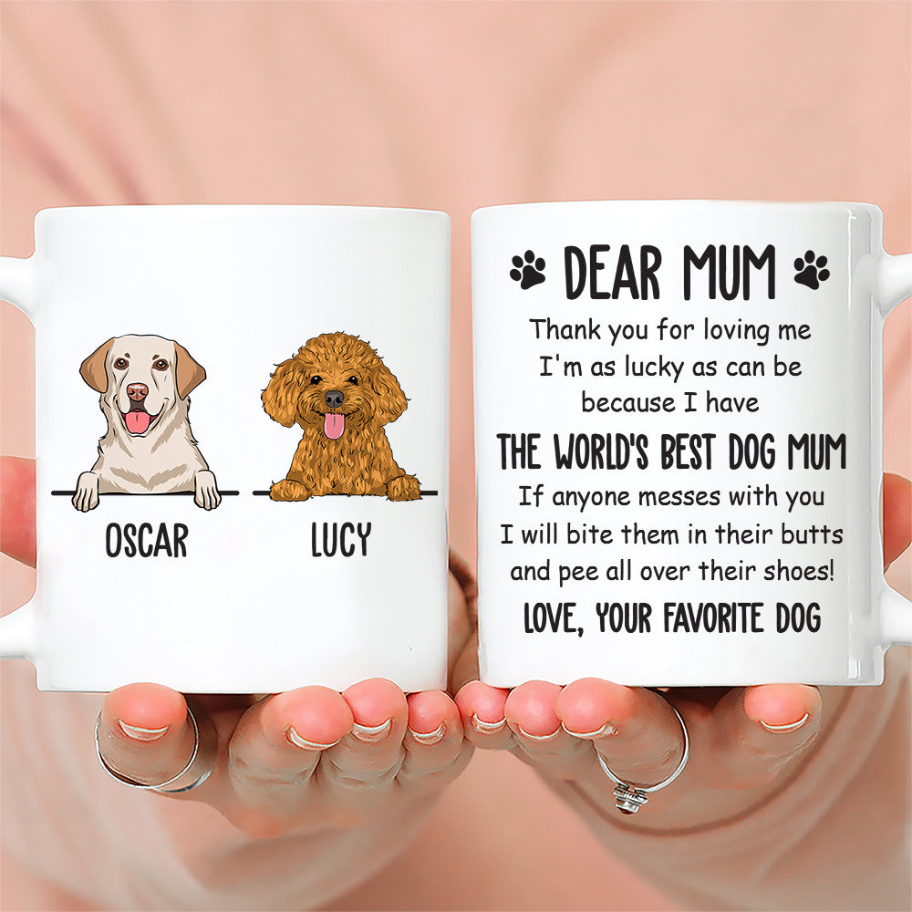 World's Best Dog Dad - Exclusive Personalized Custom Coffee Mug for Pet Lovers