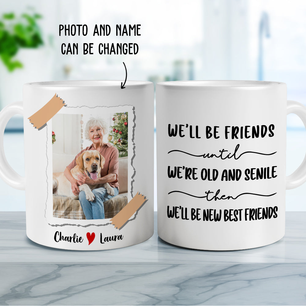 Forever Friends: Personalized Custom Photo Coffee Mug for Pet Lovers