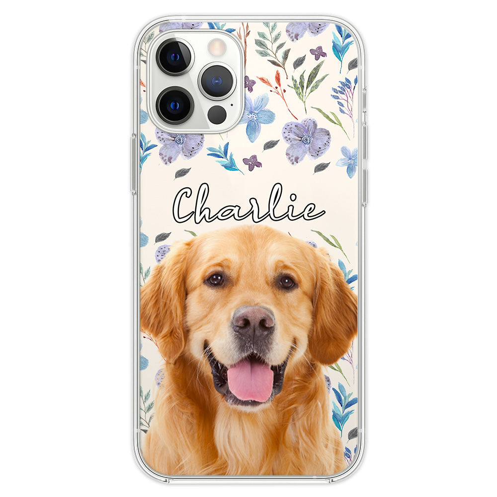 Personalized Custom Pet Portrait Phone Case for Dog and Cat Lovers