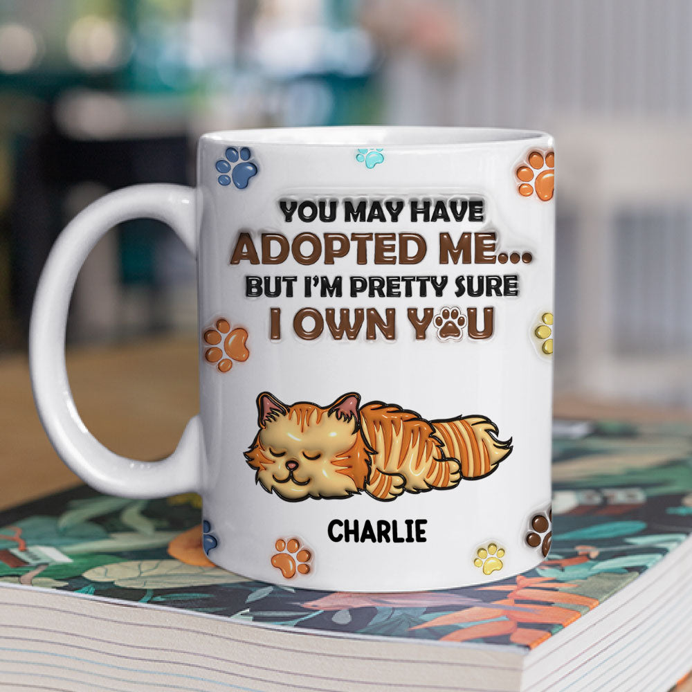 Personalized Custom 3D Inflated Effect Ceramic Mug - 11oz for All Your Favorite Beverages