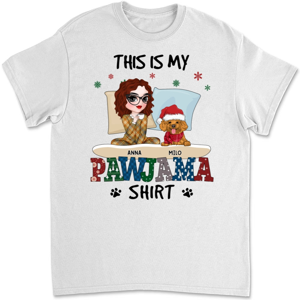 Pawjama Personalized Custom Unisex 5.3 oz Sleepshirt T-shirt - Ideal Gift for Pet Lovers