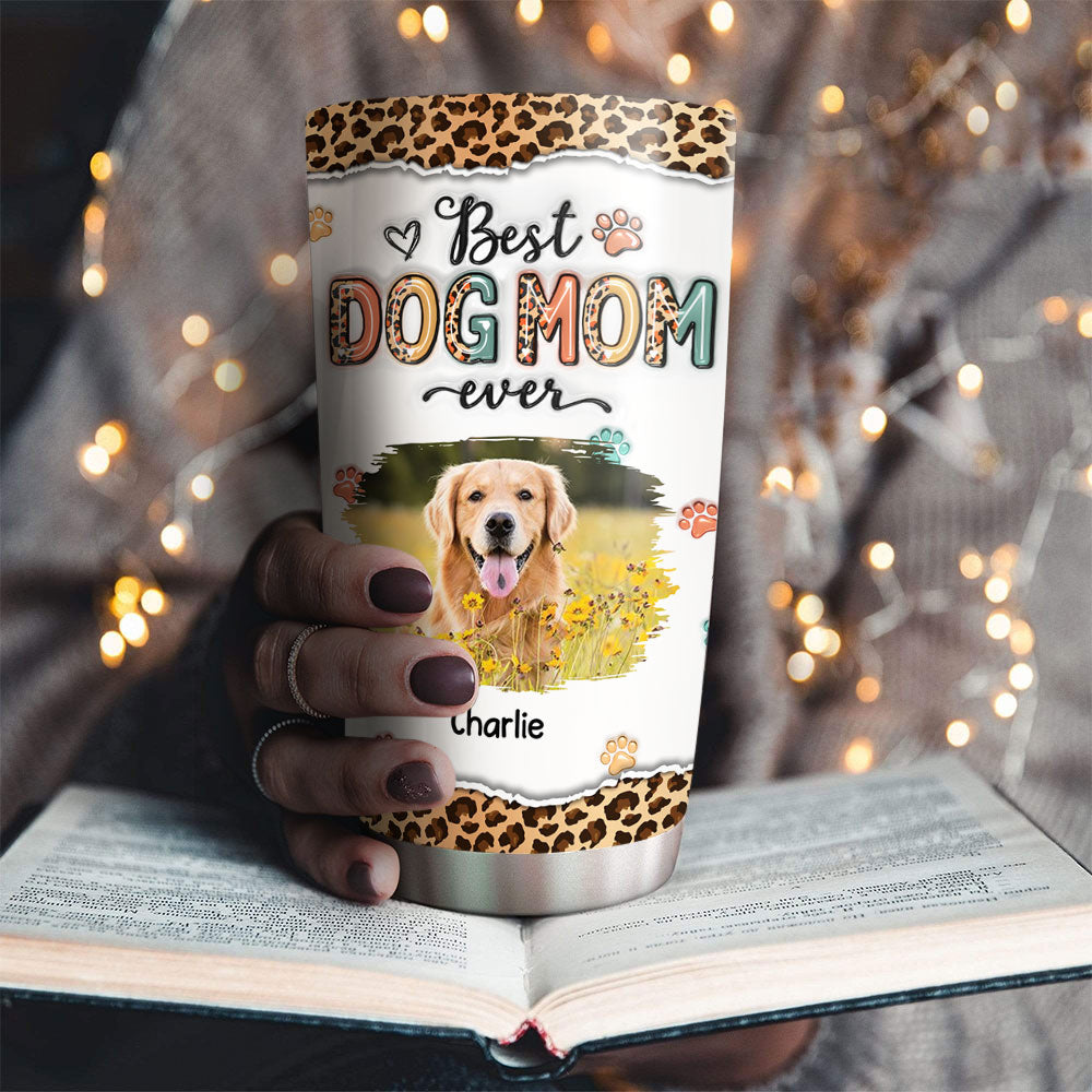 Best Mom Ever And Ever Personalized Custom 3D Inflated Effect Stainless Steel 20oz Tumbler with Thousands of Cool Designs