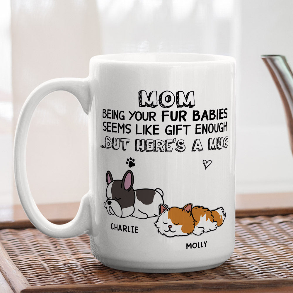 Personalized Custom Pet Fur Themed Coffee Mug - Ideal Gift for Pet Lovers