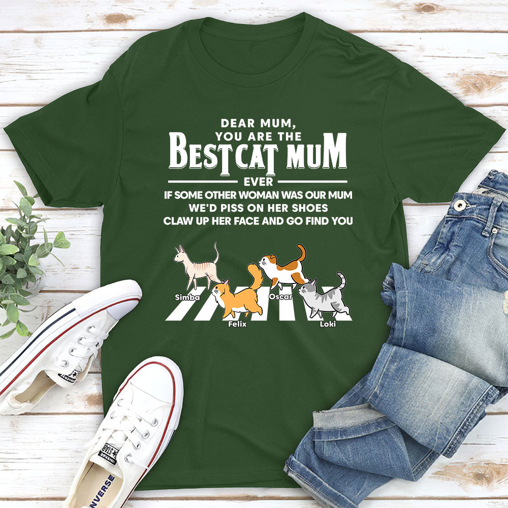Cats Go Find You - Personalized Custom Unisex 5.3 oz T-shirt for Pet Lovers