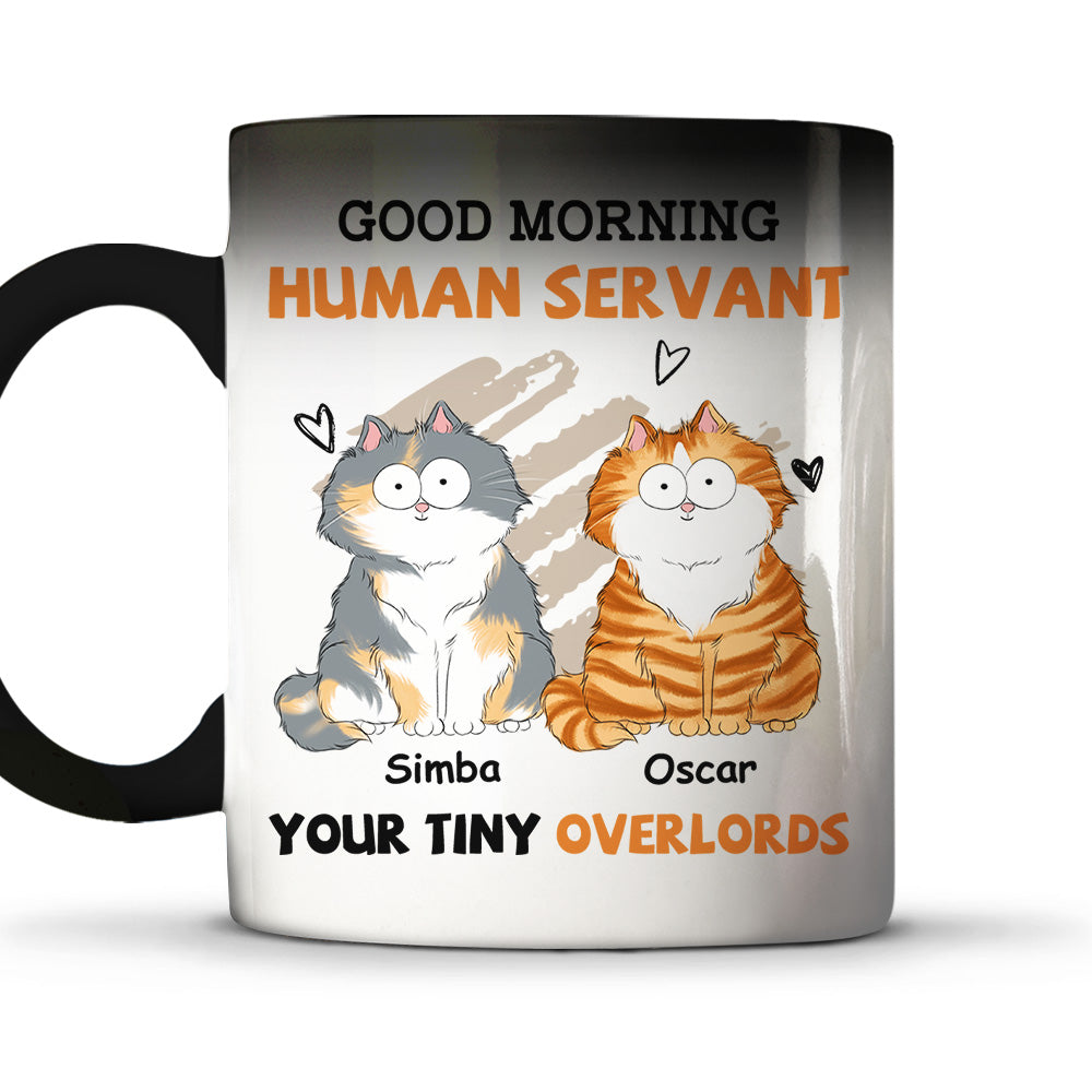 Good Morning - Personalized Custom Color - Changing 11oz/15oz Ceramic Mug for Pet Lovers