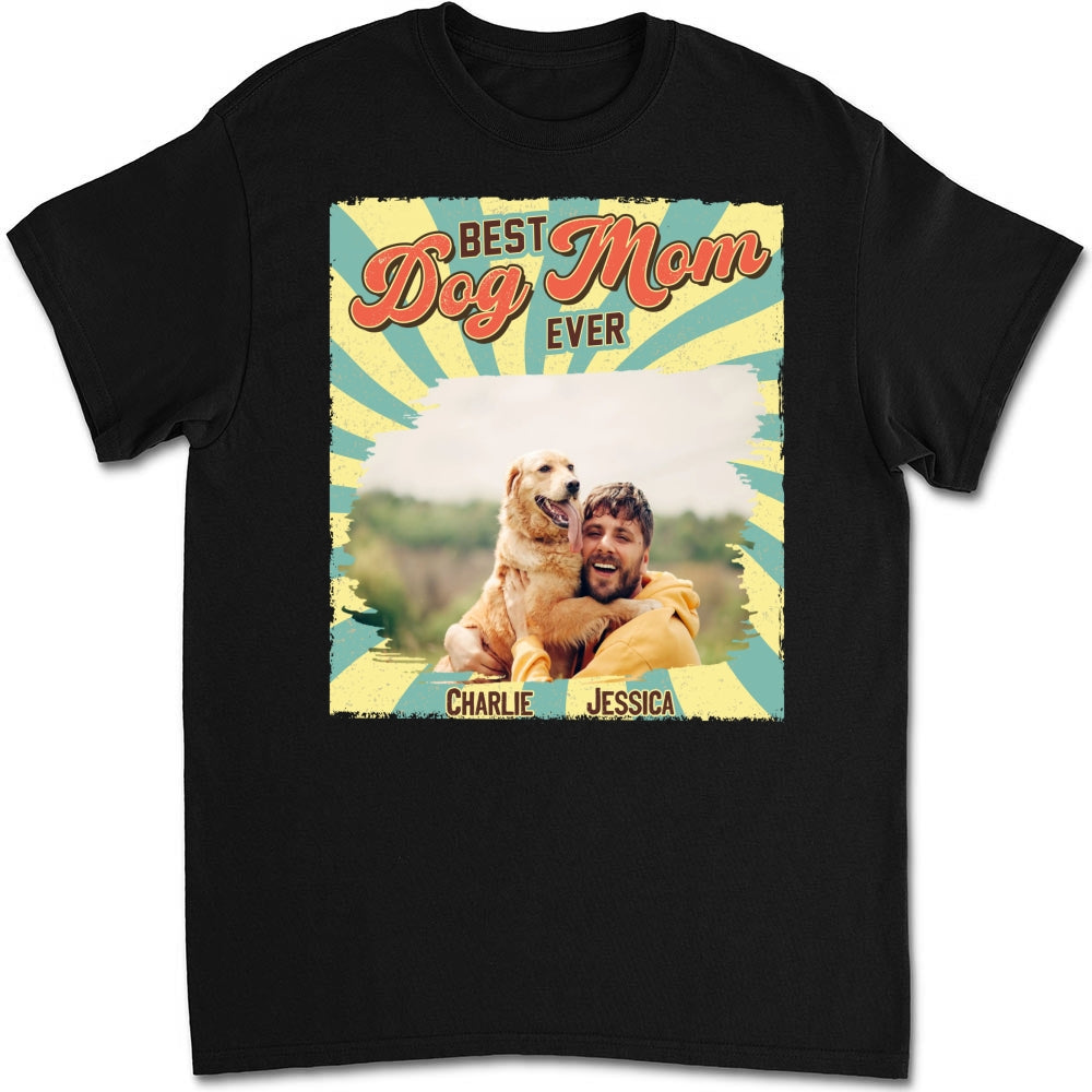Retro Funny Personalized Custom Unisex Dog Shirt Photo T-shirt - Ideal Gift for Pet Lovers