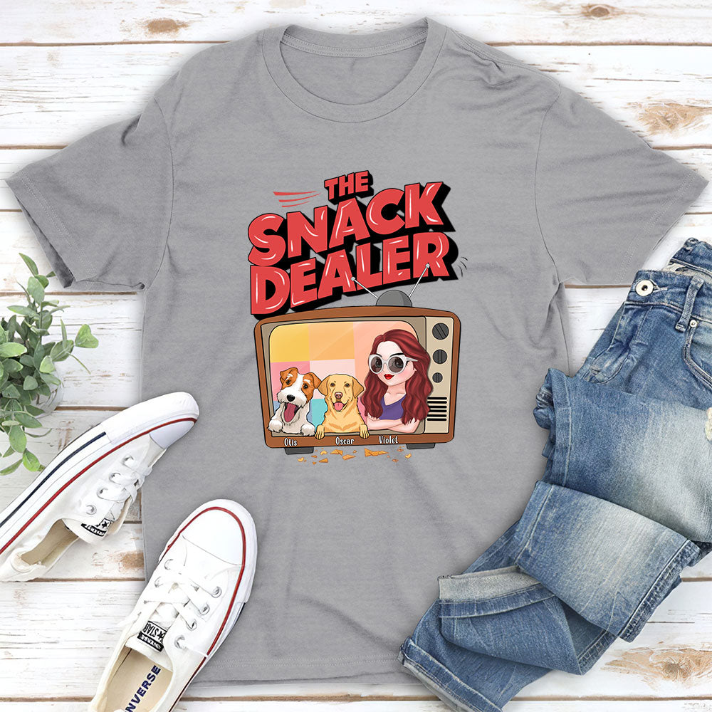 Cool Dog - Personalized Custom Unisex Cotton Blend T-shirt for Pet Lovers