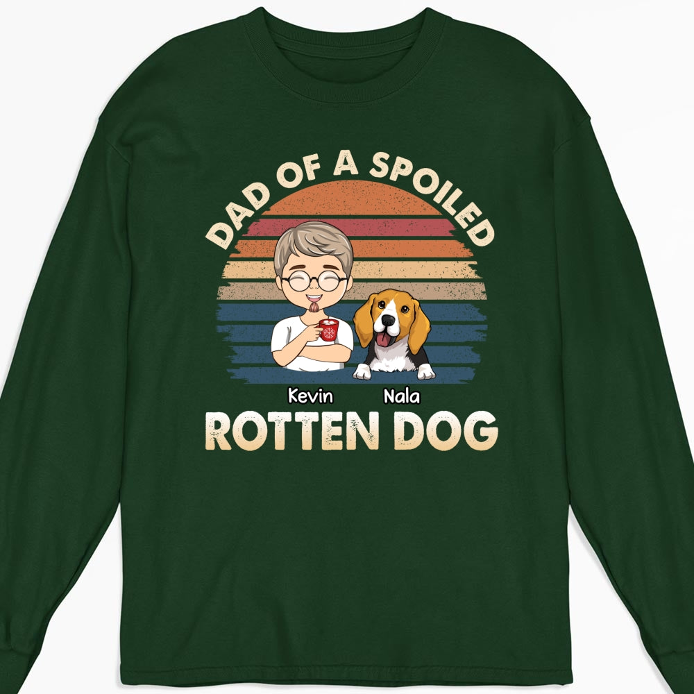 Rotten Dog Version 2 - Exclusive Personalized Custom Long Sleeve T-Shirt for Pet Lovers
