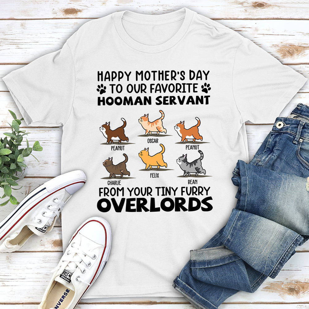 Cat Favorite Hooman Servant - Personalized Custom Unisex 5.3 oz T-shirt