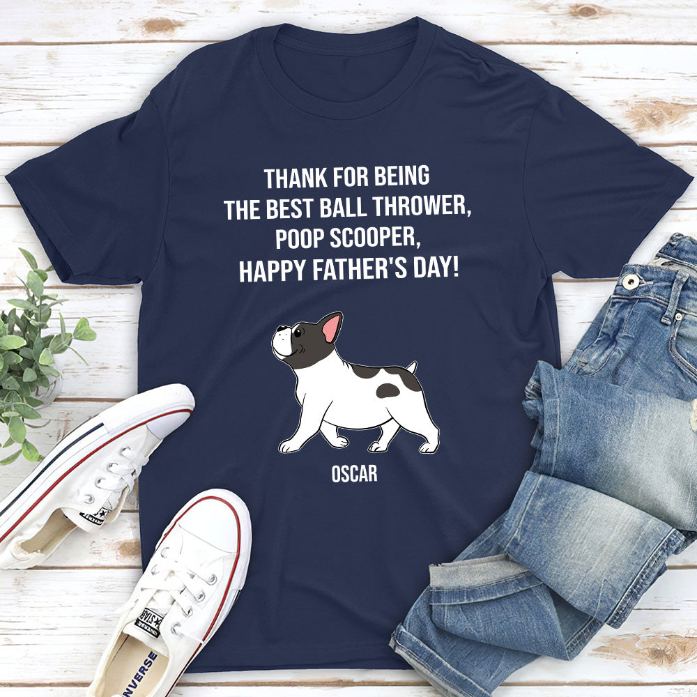 The Ultimate Personalized Custom Unisex Ball Thrower T-shirt - Perfect Gift for Pet Lovers