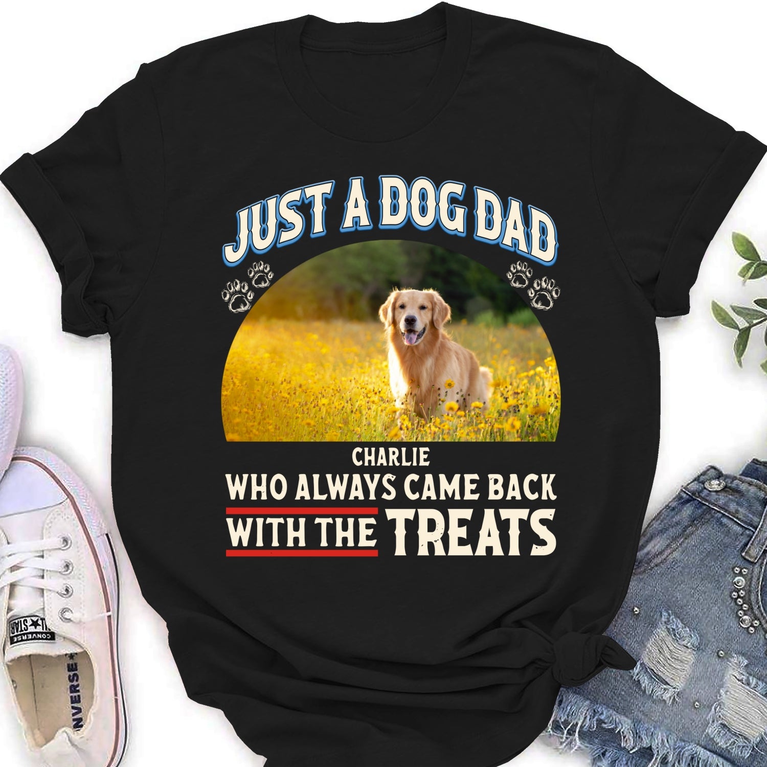 Who Always Came Back Personalized Custom Photo Women's T-shirt - Ideal Gift for Pet Lovers