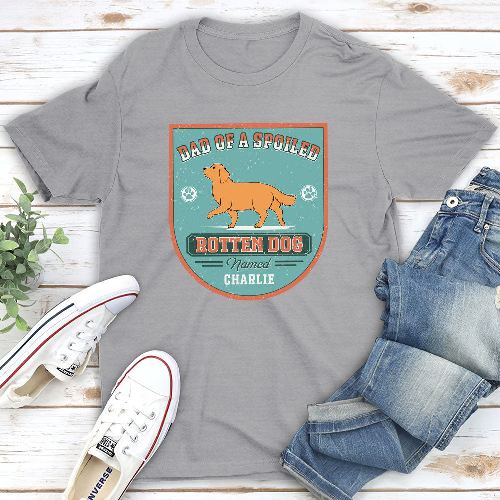 Spoiled Rotten Dogs - Customizable Personalized Unisex 5.3 oz T-Shirt