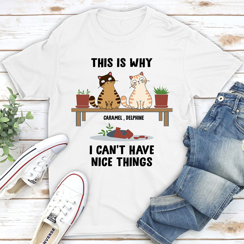 Cat Lovers' Personalized Custom Unisex 5.3 oz T-shirt