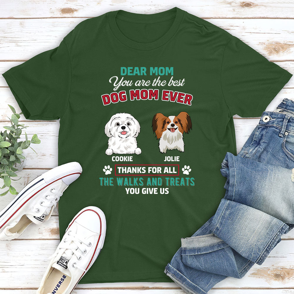 For All The Walks - Personalized Custom Unisex T-shirt for Pet Lovers