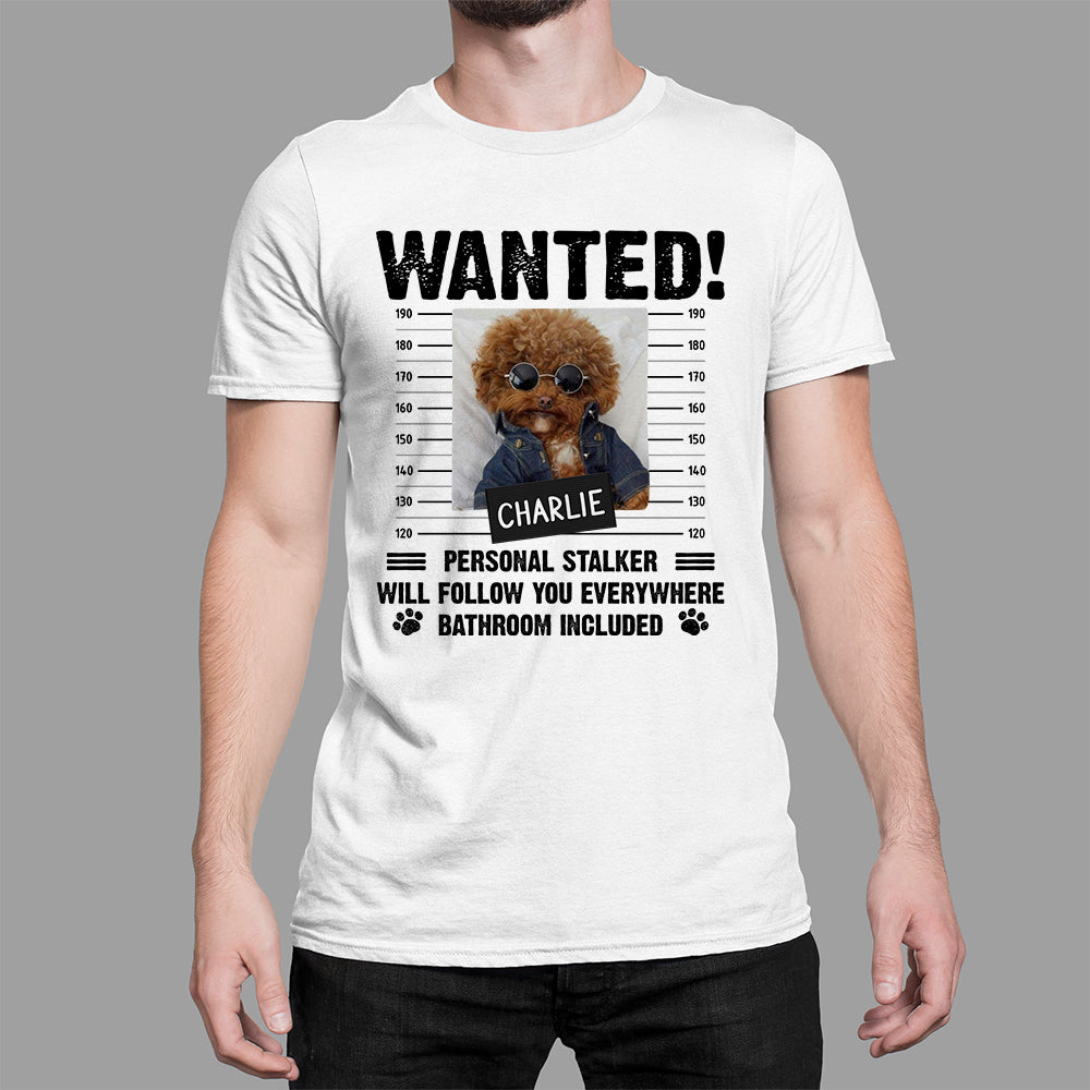 Follow You Everywhere - Personalized Custom Unisex 5.3 oz T-shirt for Pet Lovers