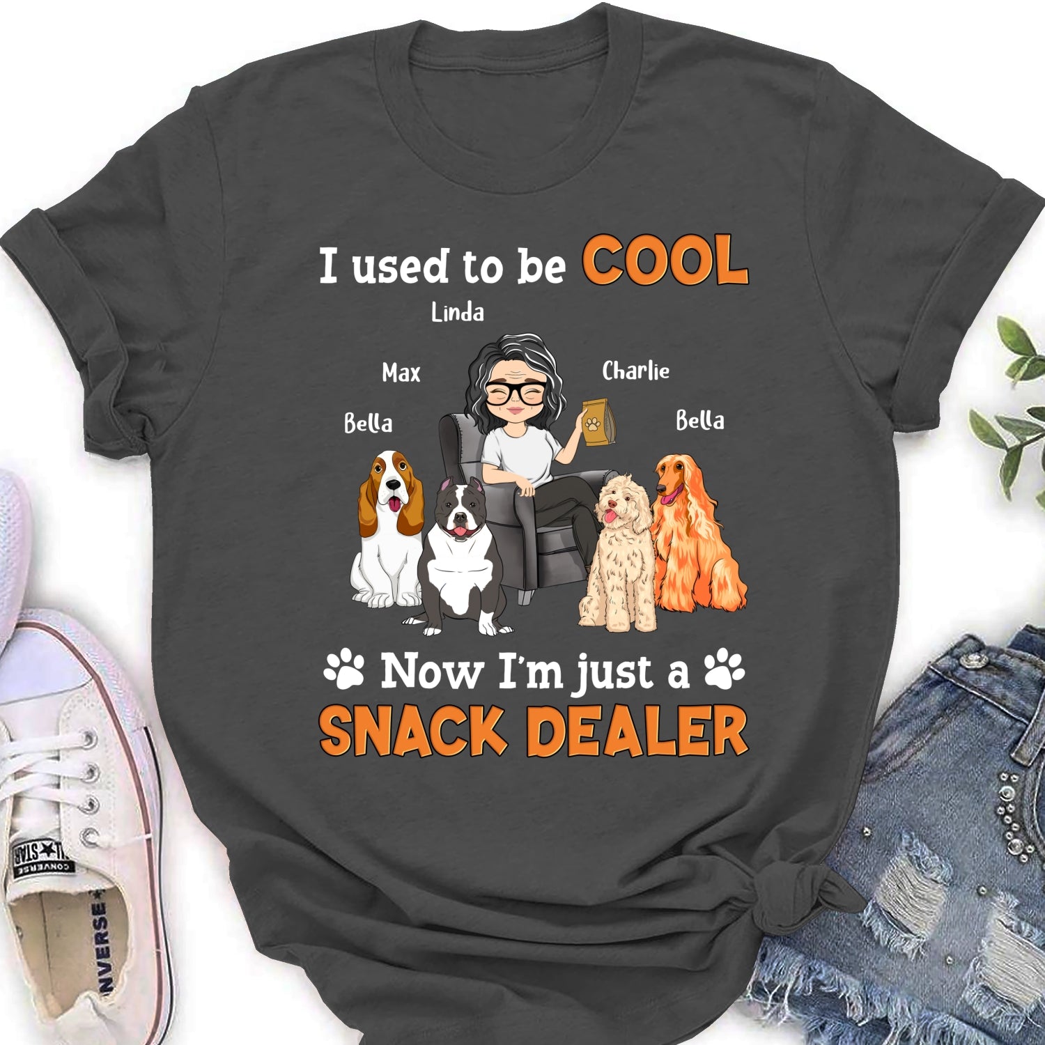 Unique Personalized Custom Women's 'You Are The Snack Dealer' T-Shirt