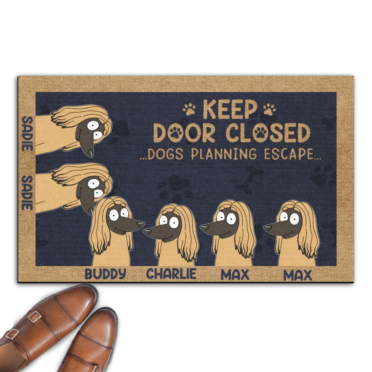 Personalized Custom Dog or Cat Doormat - Keep Your Door Welcoming