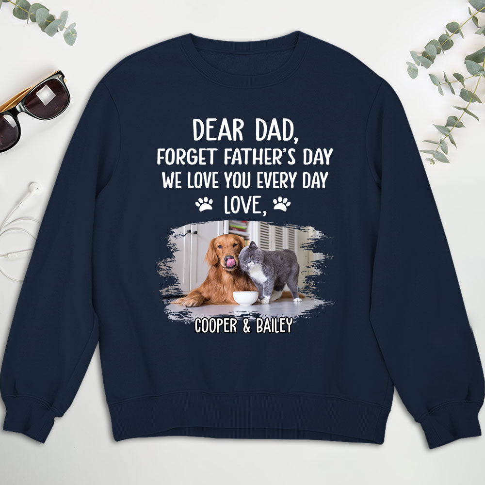 Love You Every Day - Personalized Custom Unisex 8.0 oz Sweatshirt for Pet Lovers
