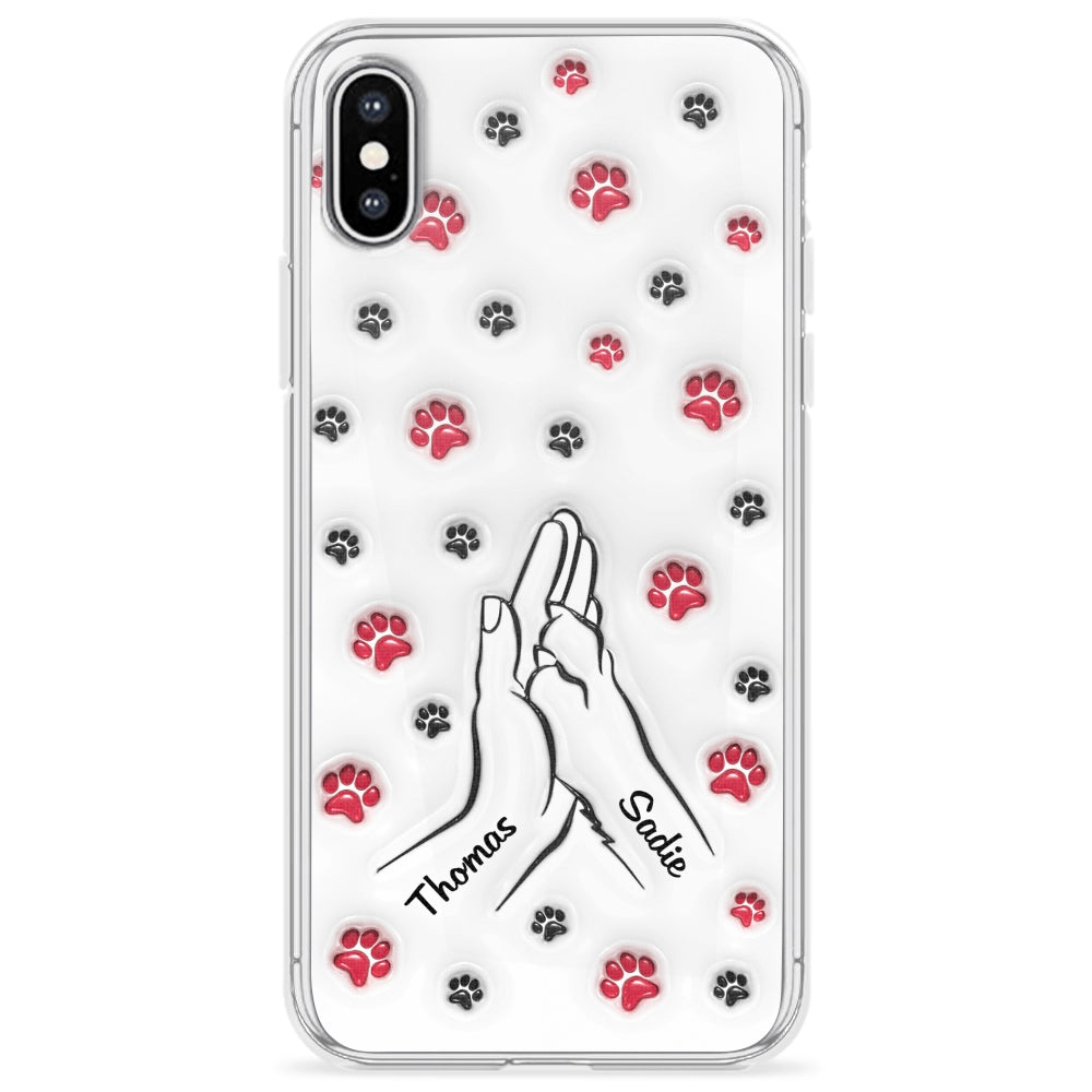 Personalized Custom 3D Inflated Effect Paw And Hand Design Phone Case for Smartphones
