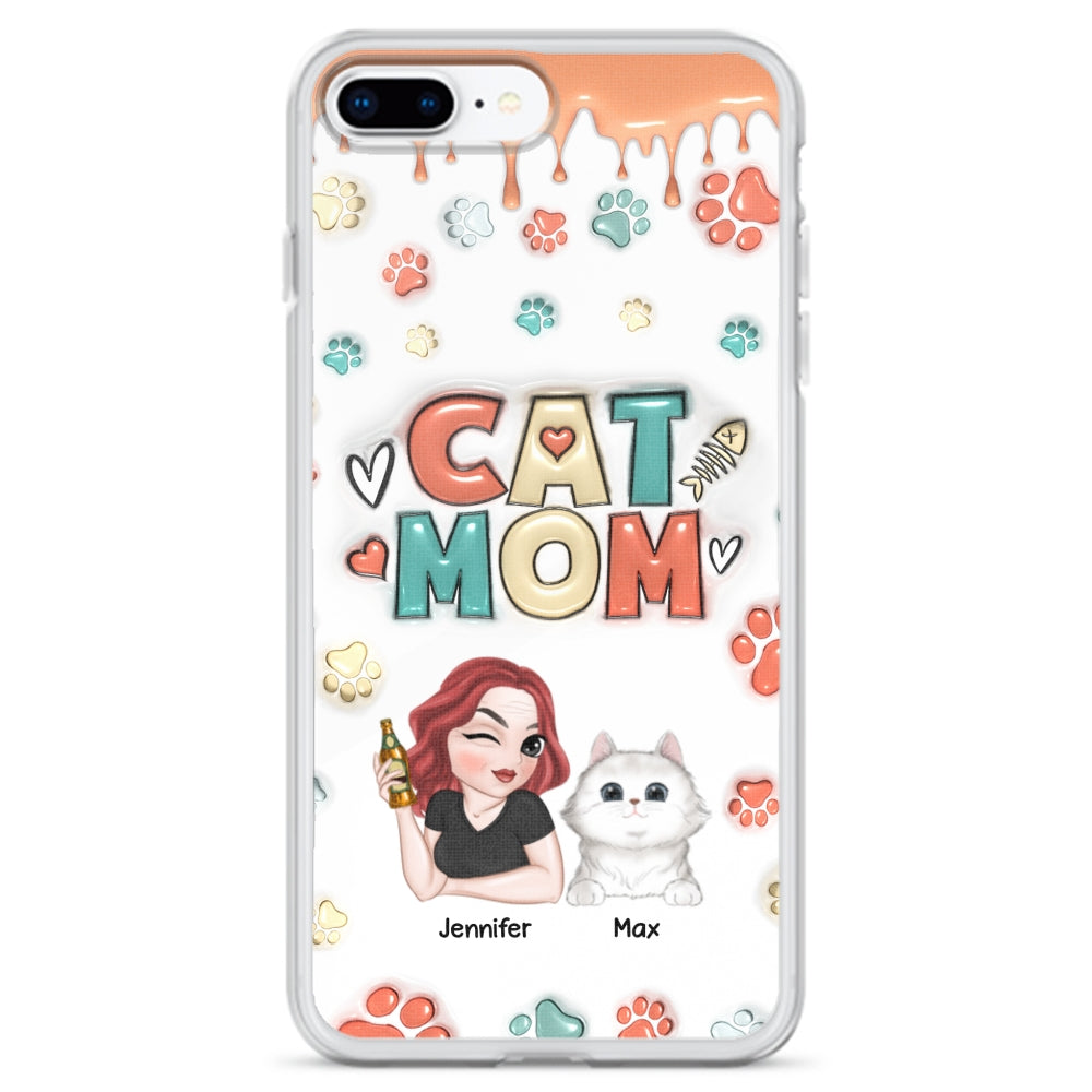 My Lovely Cat - Personalized Custom 3D Inflated Effect Smartphone Case for Unique Style