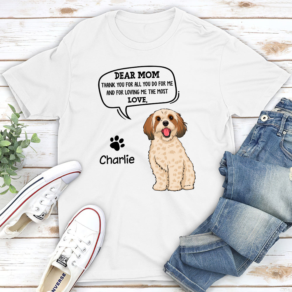 All You Do For Me - Personalized Custom Unisex 5.3 oz T-shirt for Pet Lovers