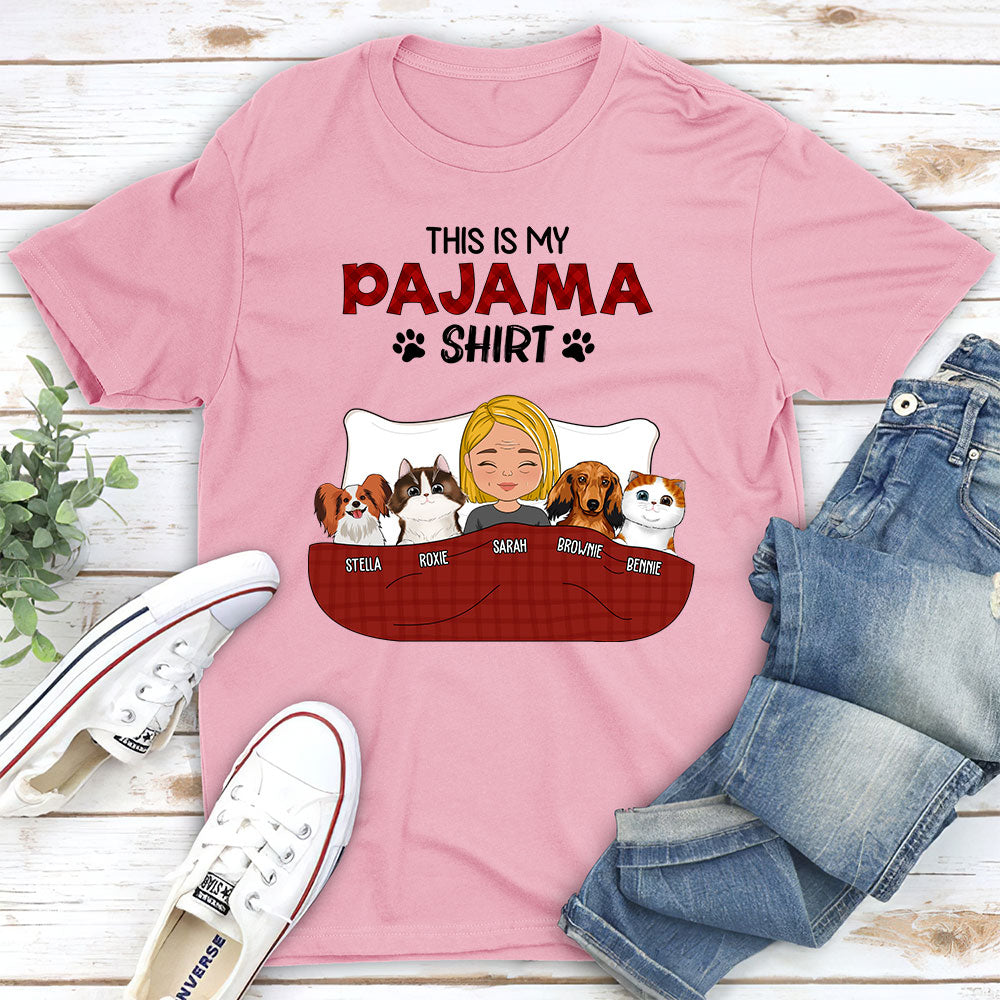 Personalized Custom Unisex Pajama T-shirt - Version 2