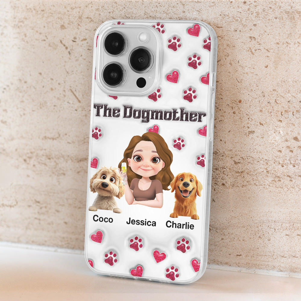 Slay Cartoon Dog Mother - Exclusive Personalized Custom 3D Inflated Effect Phone Case for Stylish Protection