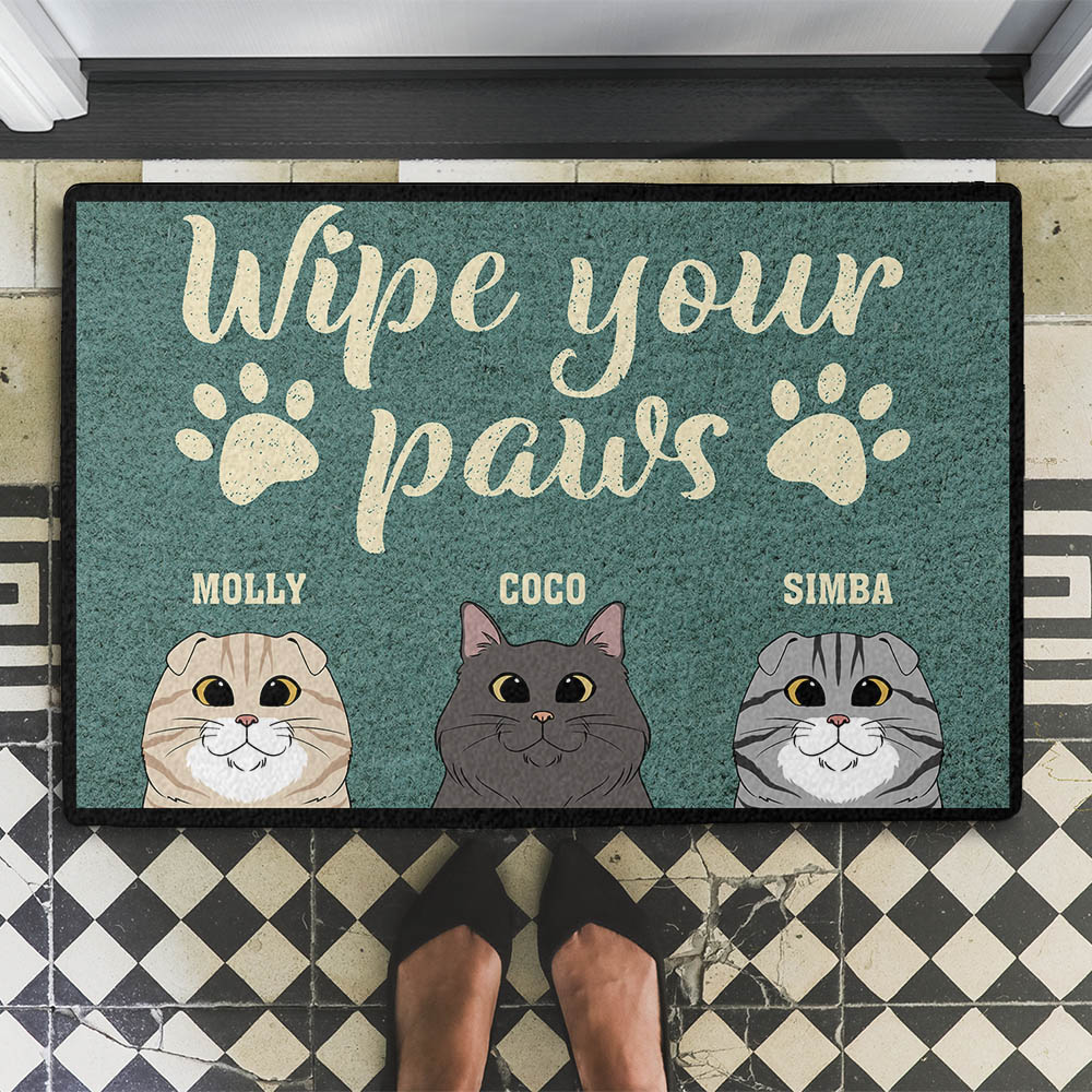 Personalized Custom Doormat - Wipe Your Paws with Your Dog's Picture