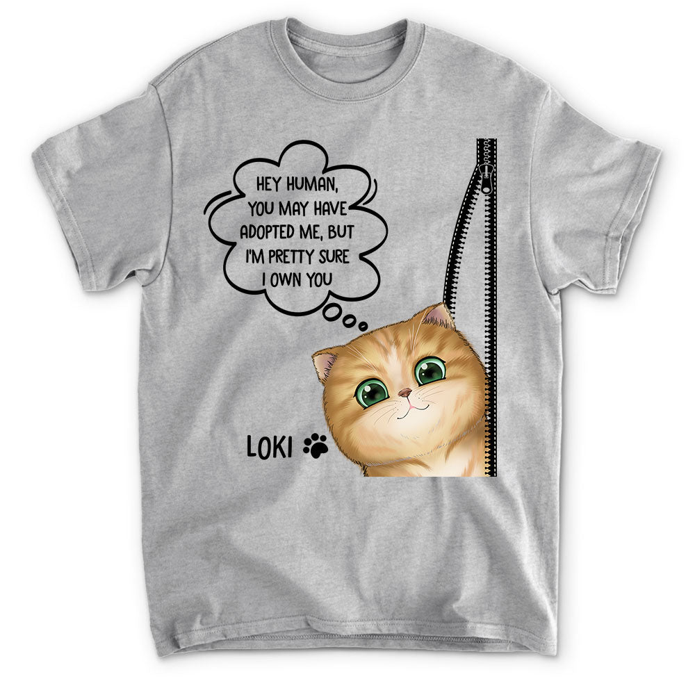 We Own You - Personalized Custom Unisex T-shirt for Pet Lovers