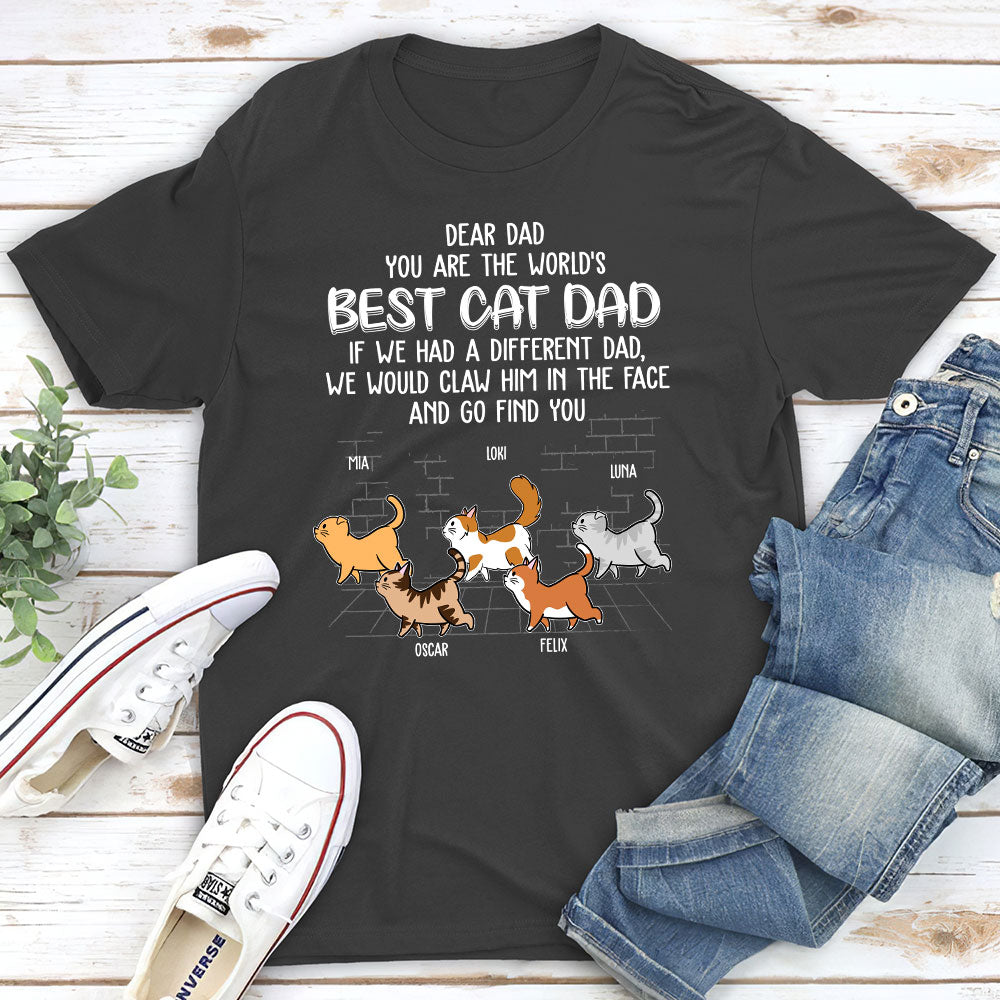 Exclusive 'I Would Claw Her Face' Personalized Custom Unisex 5.3 oz T-shirt