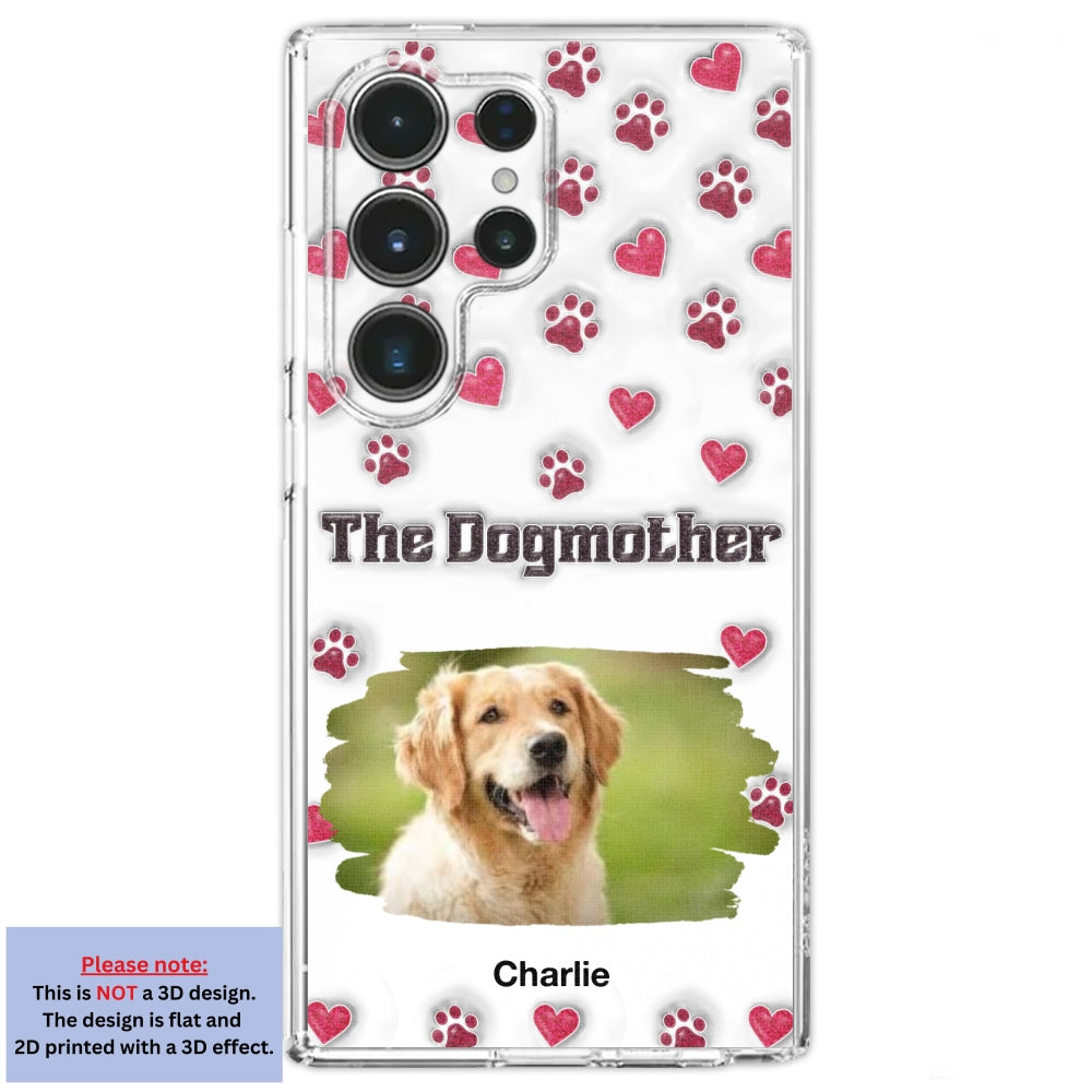 Slay Cartoon Dog Mother Photo - Personalized Custom 3D Inflated Effect Premium Phone Case for All Occasions