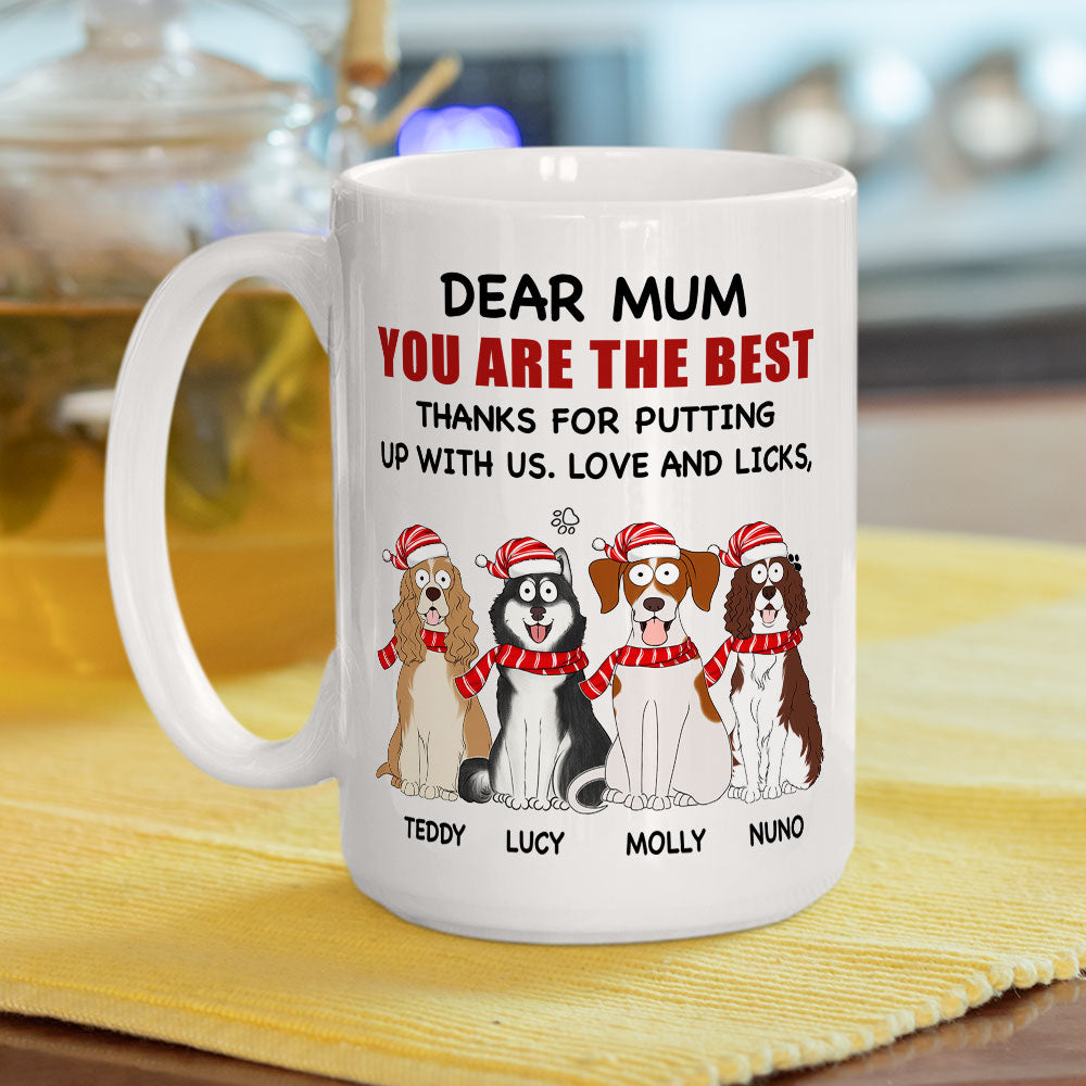 Dad Is Best - Personalized Custom 11oz/15oz High - Quality White Ceramic Coffee Mug